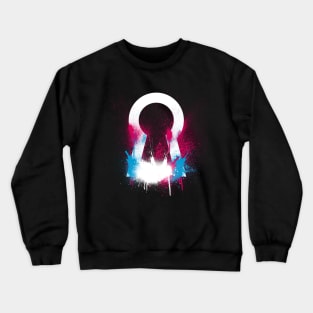 Kingdom Hearts Brushed Keyhole Emblem Crewneck Sweatshirt